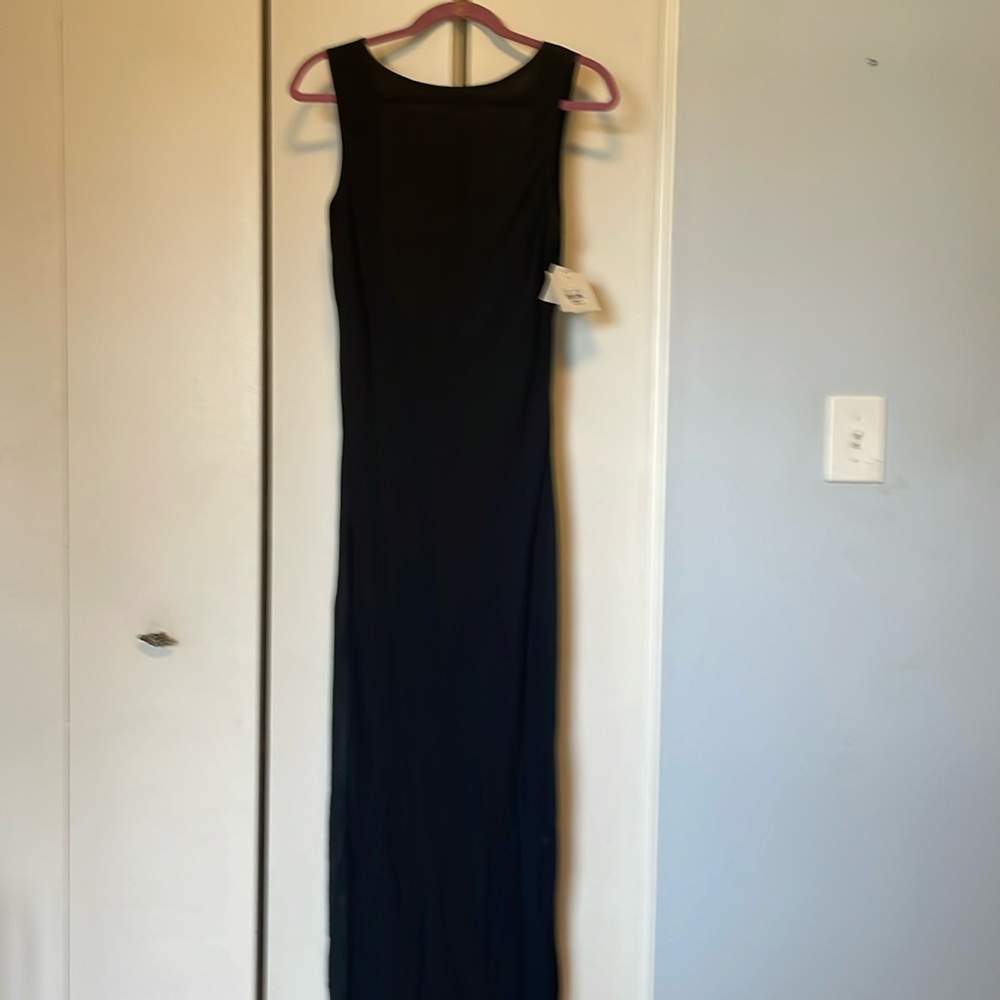 NWT long  black dress